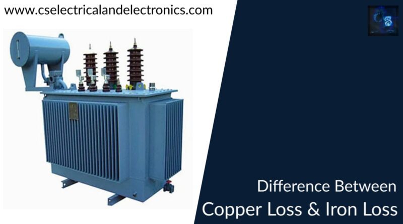 difference between copper Loss and iron loss