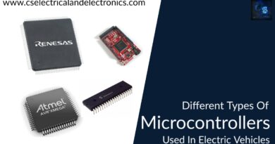 different types of microcontrollers used in electric vehicle