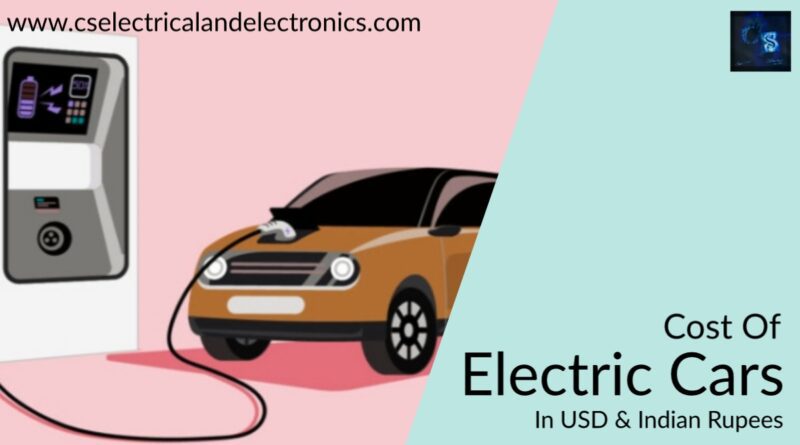the cost of electric cars