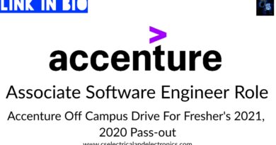 Accenture Off Campus Drive For Fresher_s 2021, 2020 Pass-out