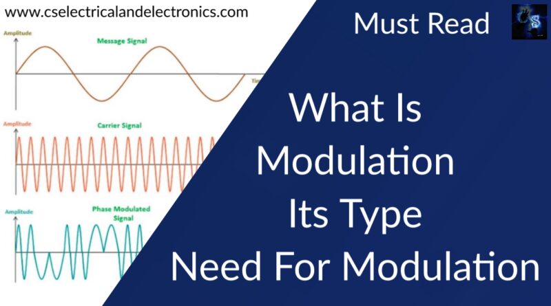 what is modulation
