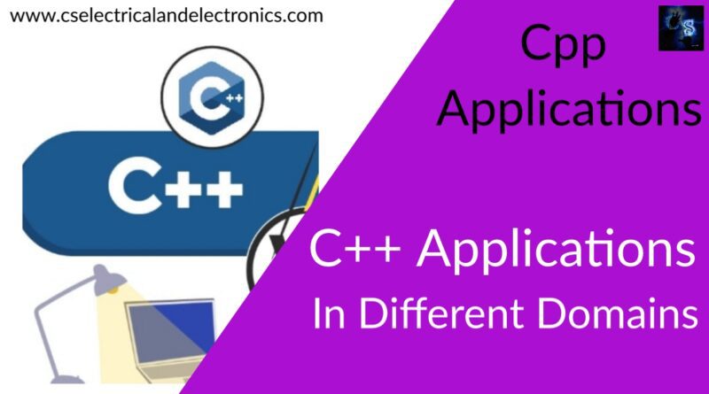 c++ applications in different domains