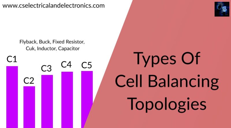 types of cell balancing topologies