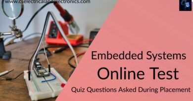 embedded systems online Test questions