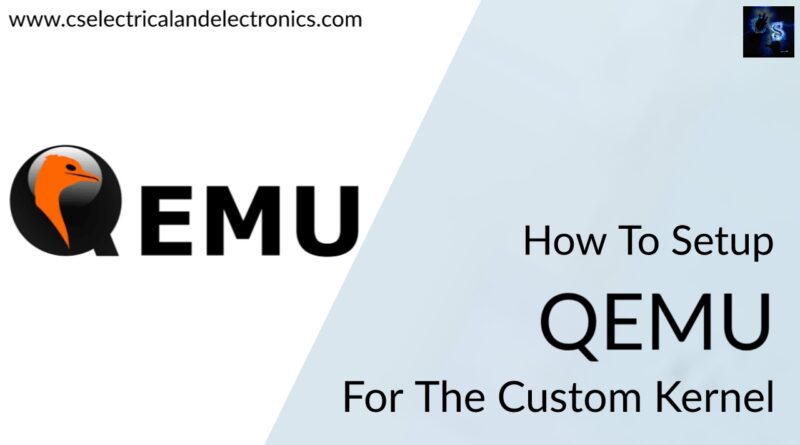 how to step qemu for custom kernel