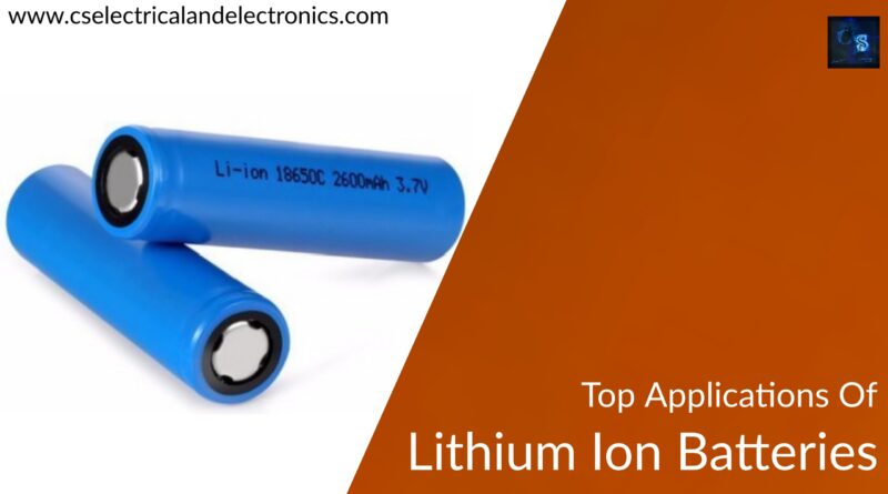 applications of lithium ion batteries