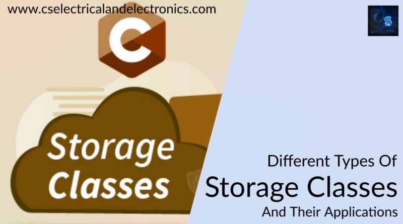 Types of storage classes