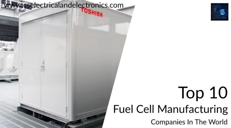 fuel cell manufacturing companies in the world