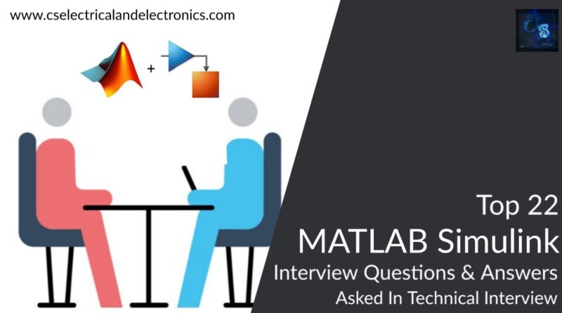 matlab Simulink interview questions