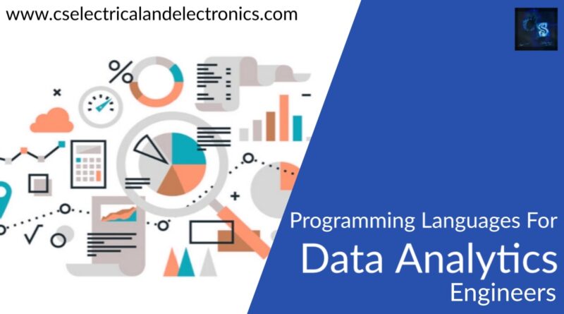 programming languages for data analytics engineers