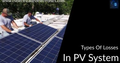 types of losses in pv system