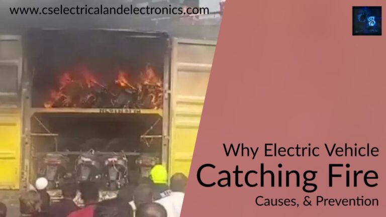 electric vehicle catching fire