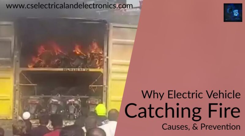 electric vehicle catching fire