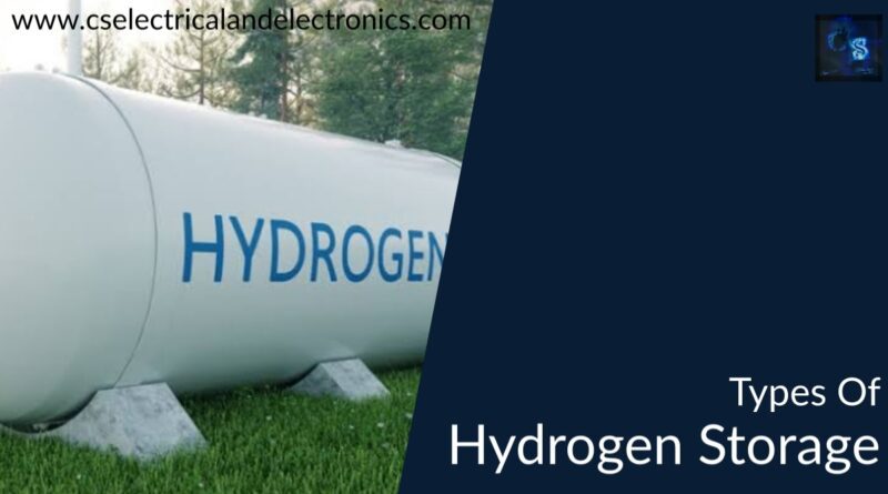 types of hydrogen Storage