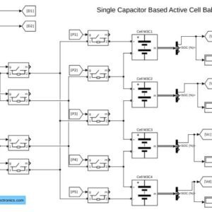 Single Capacitor based active cell balancing