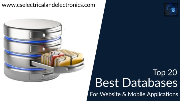 best Databases for website and mobile application