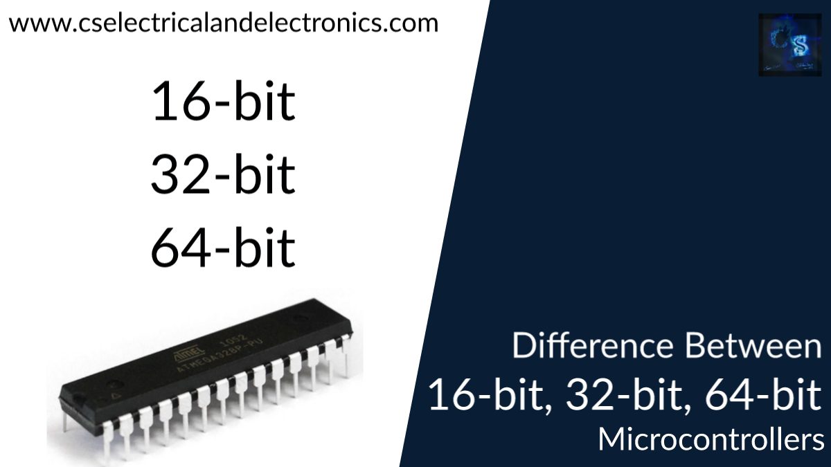 difference between 8 bit 16 bit 32 bit and 64 bit