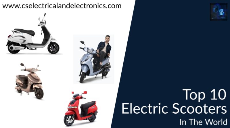 top 10 electric scooters in the world