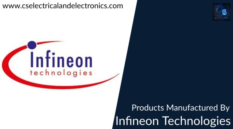 products Manufactured By infineon Technologies