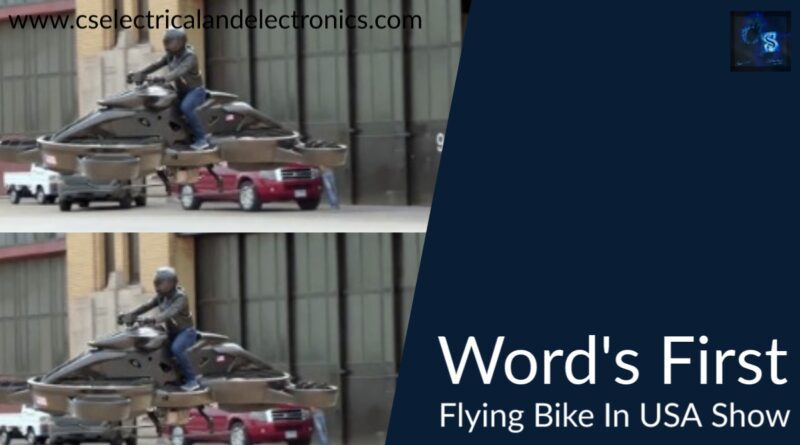 world first flying Bike In The show