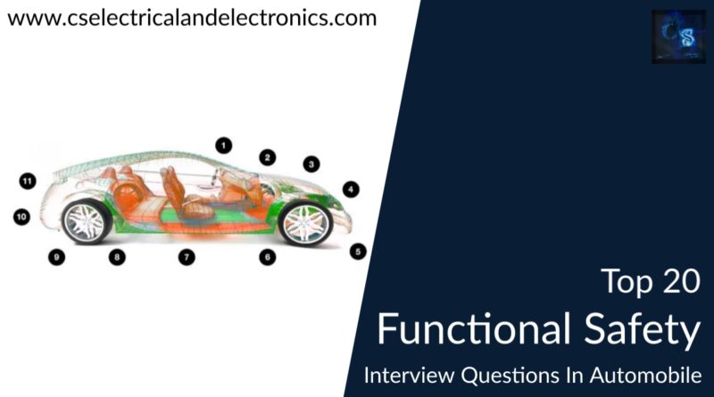 top 20 functional Safety interview questions