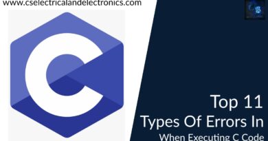 types of errors in c programming