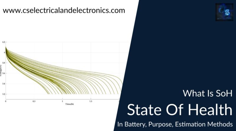 Here in this article, we will discuss what is SoH in battery (state of health), methods to estimate the SoH, and why SoH estimation is needed.