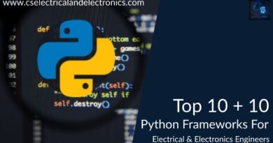 python Frameworks For electrical and electronics engineers