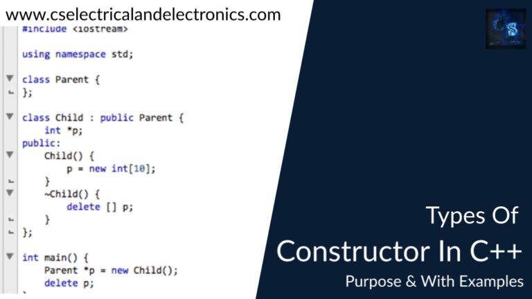 types of constructor in c