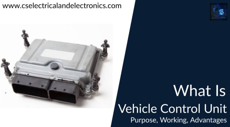 what is VCU, vehicle control unit