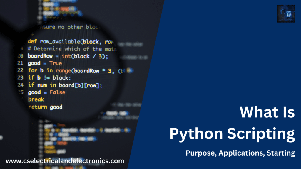 What Is Python Scripting, Purpose, Applications Of Python Script