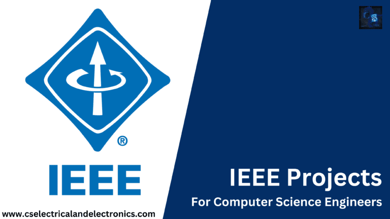 IEEE Projects For Computer Science Engineers