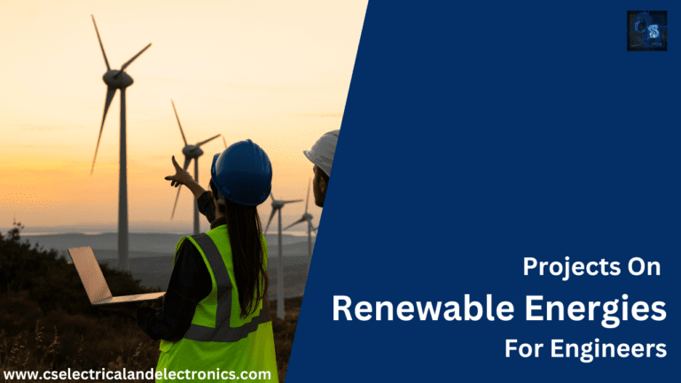 Projects On Renewable Energies For Engineers