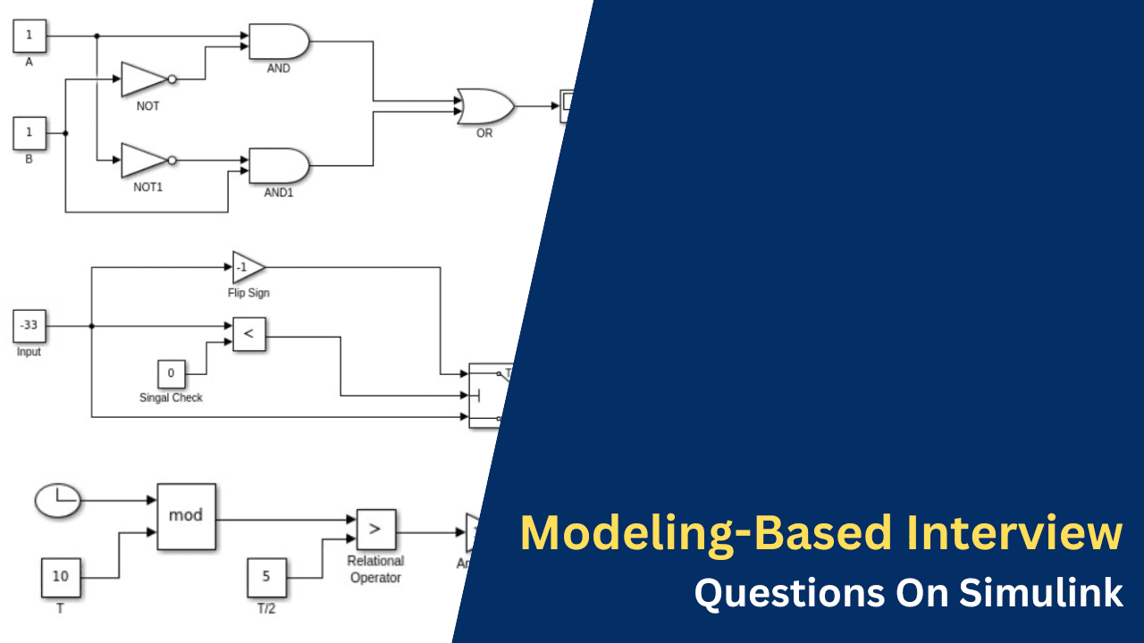 Modeling Based Interview Questions On Simulink