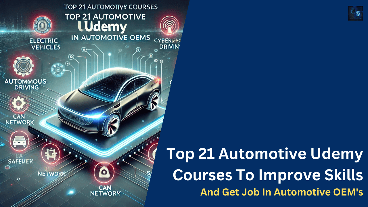 Top 21 Automotive Udemy Courses To Improve Skills And Get Job In Automotive OEM's